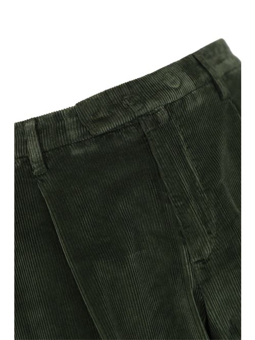 Pantalone in velluto verde BRIGLIA | BG07 42406700072